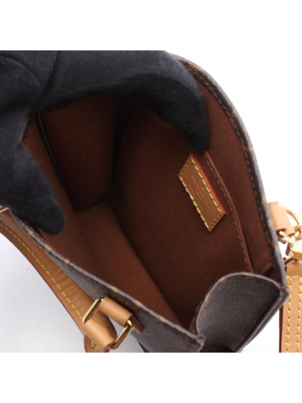 Louis Vuitton Handbag Sac Plat Canvas Leather Petite - Picture 3 of 6